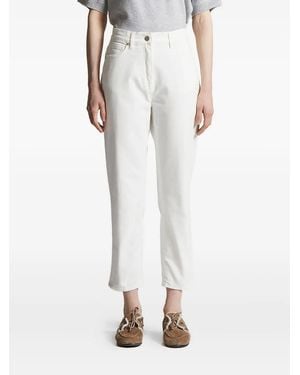 Peserico Jeans Con Cinque Tasche - Bianco