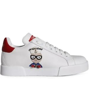 Dolce & Gabbana Portofino Sneakers - Weiß