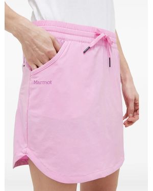 Marmot Drawstring-Waist Mini Skirt - Pink
