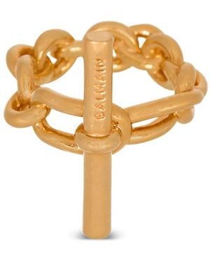 Balmain T-Bar Chain Ring - Metallic
