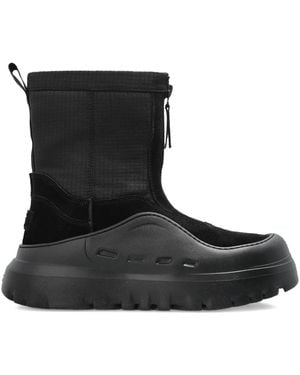 UGG Zip Suede Sneakers - Black