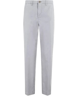 Briglia 1949 Stretch Straight-Leg Trousers - Grey