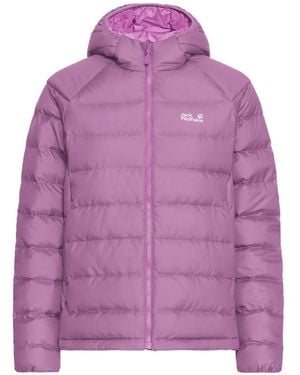 Jack Wolfskin Plumífero Con Capucha - Morado