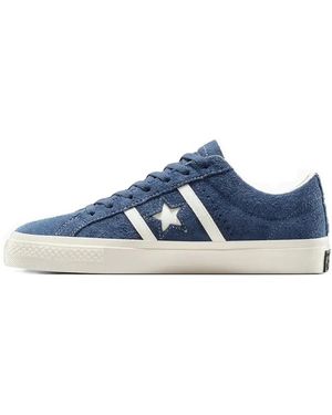 Converse One Star Academy Suede Trainers - Blue