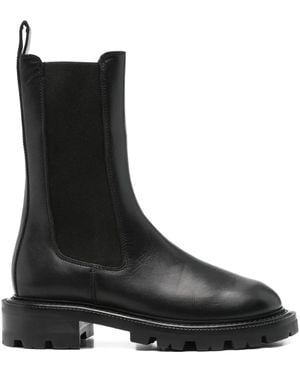 Paris Texas 40Mm Elastic-Panelled Round -Toe Boots - Black