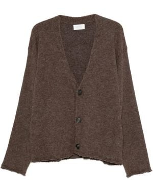 Diana Studio V-Neck Button-Up Cardigan - Black