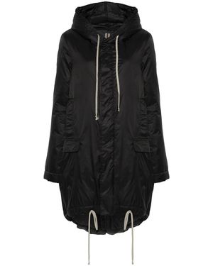 Rick Owens フィッシュテール パーカーコート - ブラック