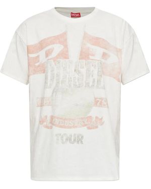 DIESEL T-Shirt T-Normes-Hmbp - White