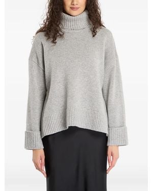 Samsøe & Samsøe Sakeiku Turtleneck Sweater - Gray