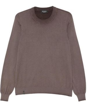 AROVESCIO Jersey Con Cuello Redondo - Marrón