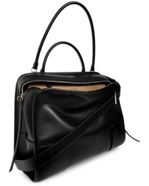 Loewe Xl Amazona 180 Leather Tote Bag - Black