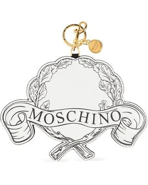 Moschino Portachiavi Con Stampa - Bianco