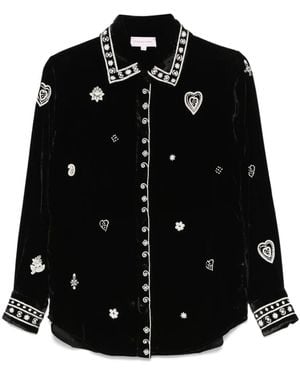 Muzungu Sisters Camicia Stella - Nero