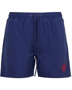 FAMILY FIRST Logo Swim Shorts - Blue