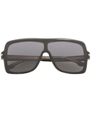 Victoria Beckham Layered Mask-Frame Sunglasses - Grey