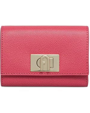Furla Logo-Plaque Wallet - Pink
