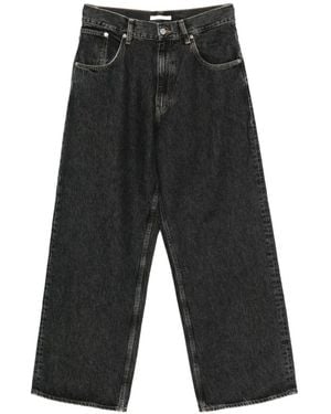 sunflower Five-Pocket Wide-Leg Jeans - White