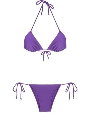 Amir Slama Triangle-Cup Bikini - Purple