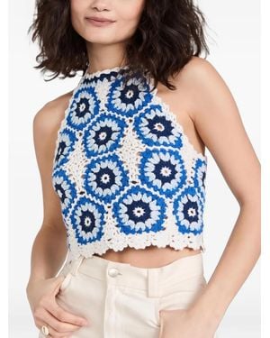 Sea Gehaakte Tanktop - Blauw