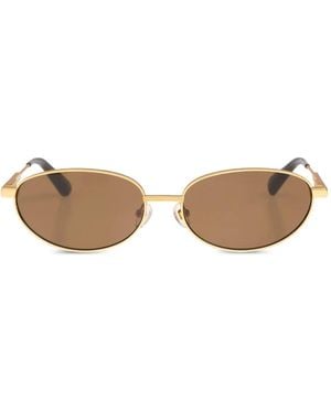 Jacquemus Logo-Print Sunglasses - Natural