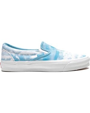 Vans X Kith Og Classic Slip-On "Clouds" Trainers - Blue