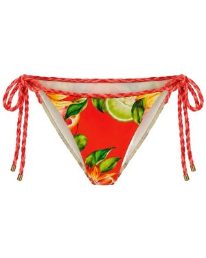 FARM Rio Rope-Detail Tie-Side Bikini Bottoms - White