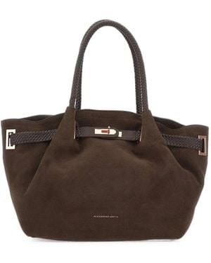 Alexander Smith Brooke Woven-Insert Tote Bag - Brown