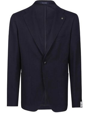 Tagliatore Single-Button Wool Blazer - Blue