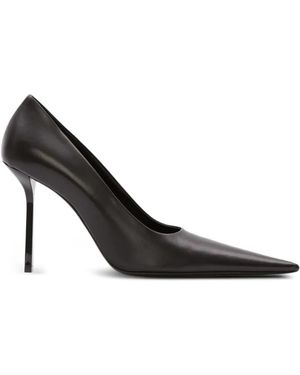 Victoria Beckham Stiletto Leather Court Shoes - Black