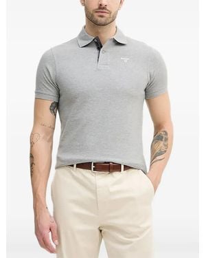 Barbour Logo Polo Shirt - Grey
