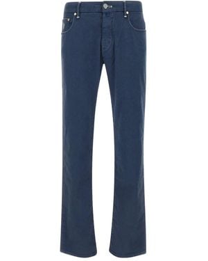 Hand Picked Ravello Mg Trousers - ブルー