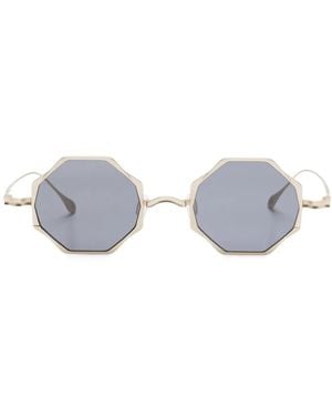 Rigards Geometric-Frame Sunglasses - Metallic