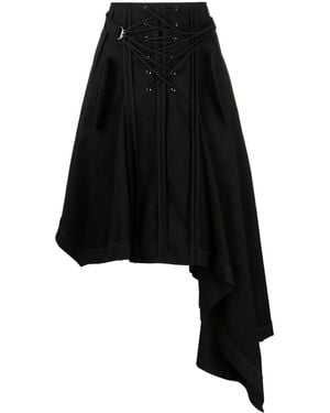 Monse Asymmetrischer Rock - Schwarz