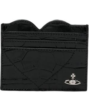 Vivienne Westwood Heart Card Holder - Black