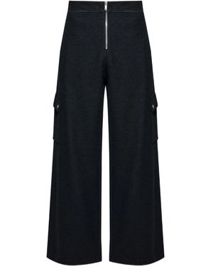 Jil Sander ジップパンツ - ブルー