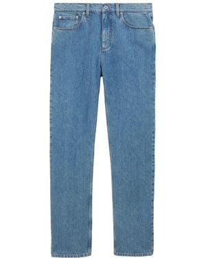Burberry Straight-Leg Denim Jeans - Blue