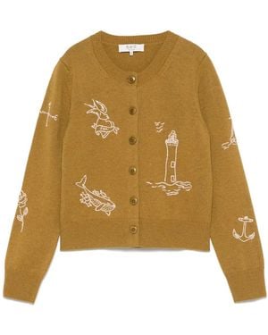 Sea Clyde Cardigan - Natural