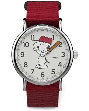 Timex X Peanuts Snoopy 38Mm Watch - Red