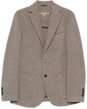Circolo 1901 Single-Breasted Blazer - Grey