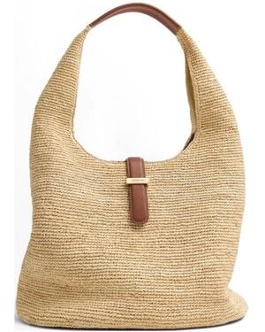 Jonathan Simkhai Khai Raffia Tote Bag - White
