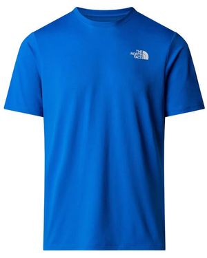 The North Face Logo-Print Short-Sleeve T-Shirt - Blue