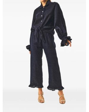 Sleeper Linen Lounge Trousers - Blue