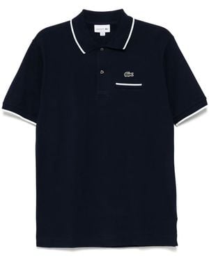 Lacoste Short-Sleeve Polo Shirt - Blue