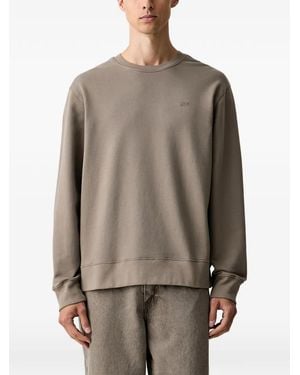 Levi's Original Housemark Logo-Embroidered Sweatshirt - Grey
