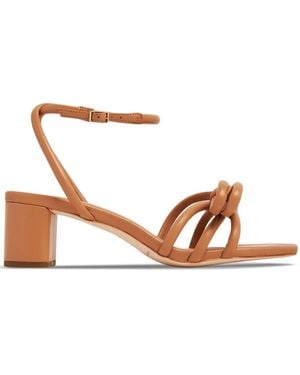 Loeffler Randall Mikel Leather Sandals - Brown