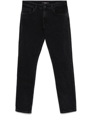 BOGGI Slim-Fit Cotton-Blend Jeans - Black