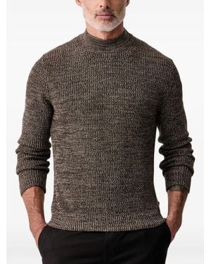 Joop! Textured Mock-Neck Jumper - Grey