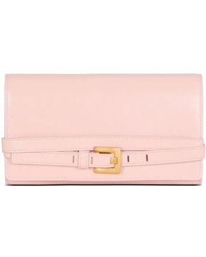 Balmain Portafoglio Shuffle Con Catena - Rosa
