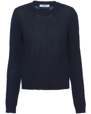 Prada Cashmere Necklace F 5 - Blue