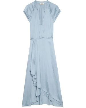 Zadig & Voltaire Randall Midi Dress - Blue